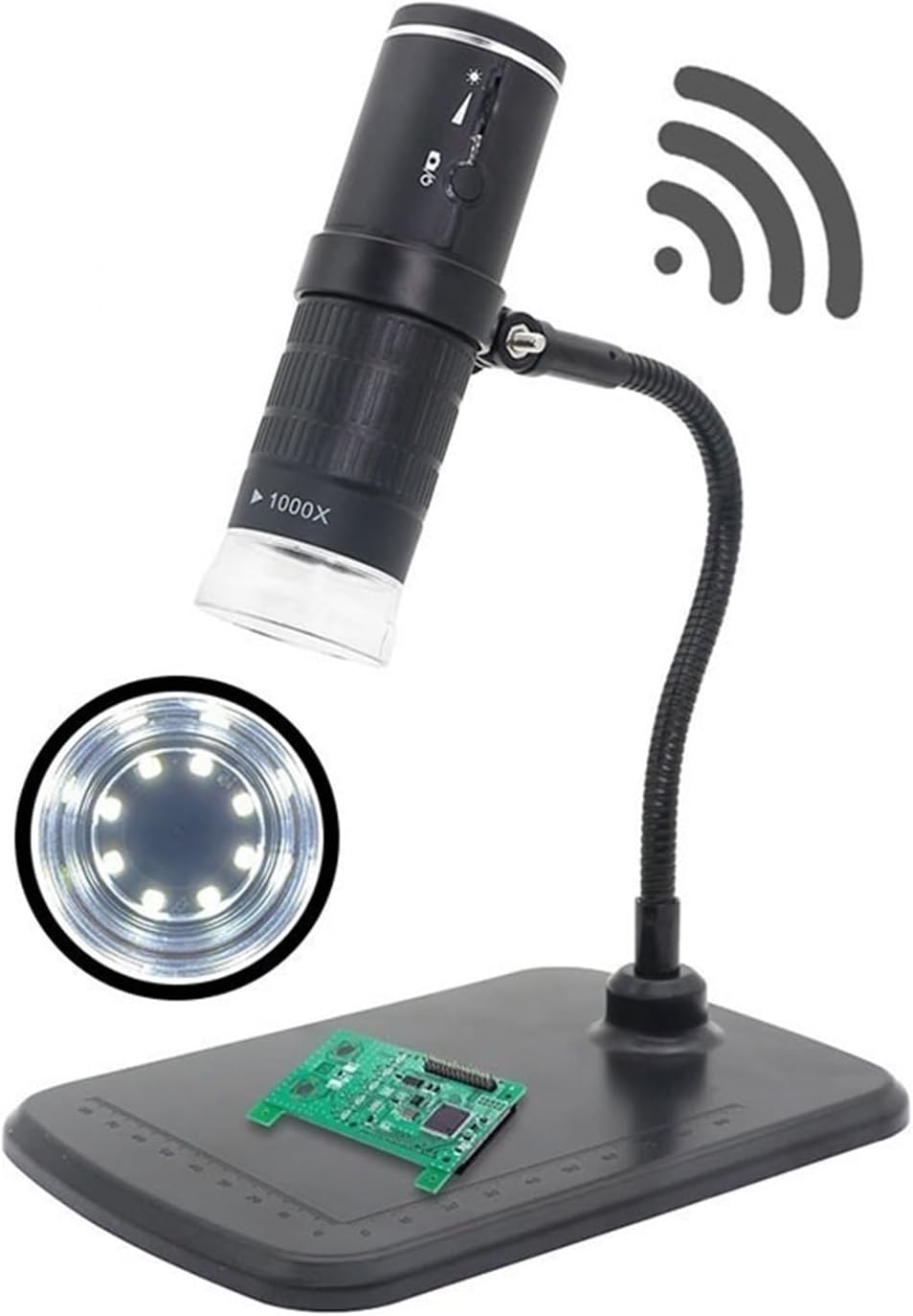 Microscope numérique 8 LED zoom jusquà 1000X