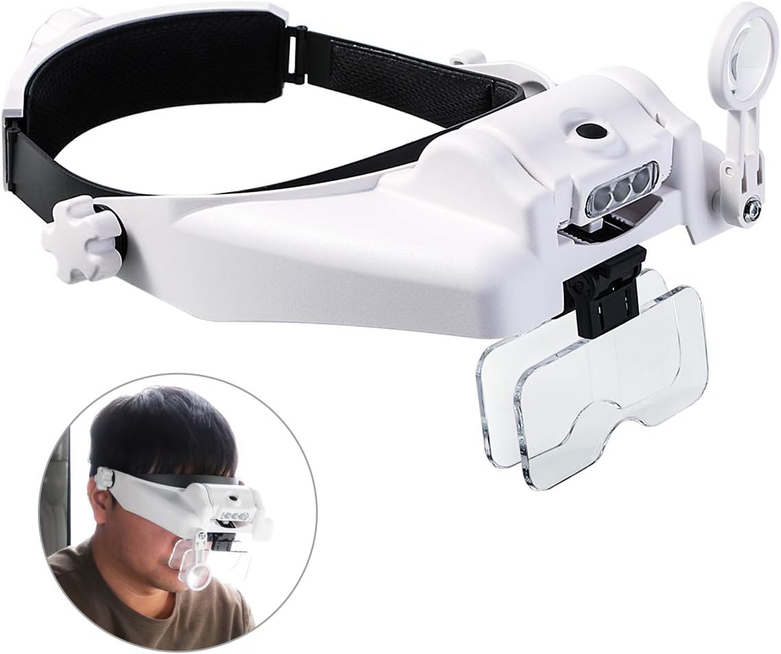 Loupe Binoculaire avec Éclairage LED