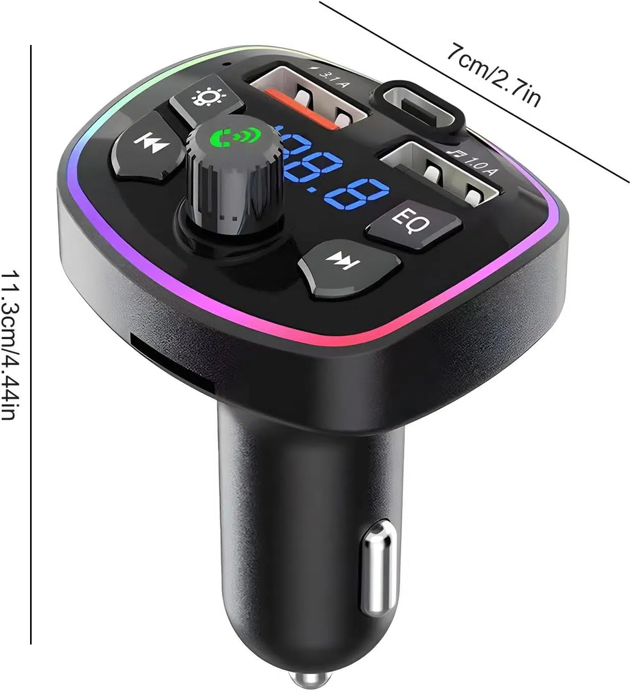 ADAPTATEUR MP3 CAR Bluetooth Q7 POUR VOITURE