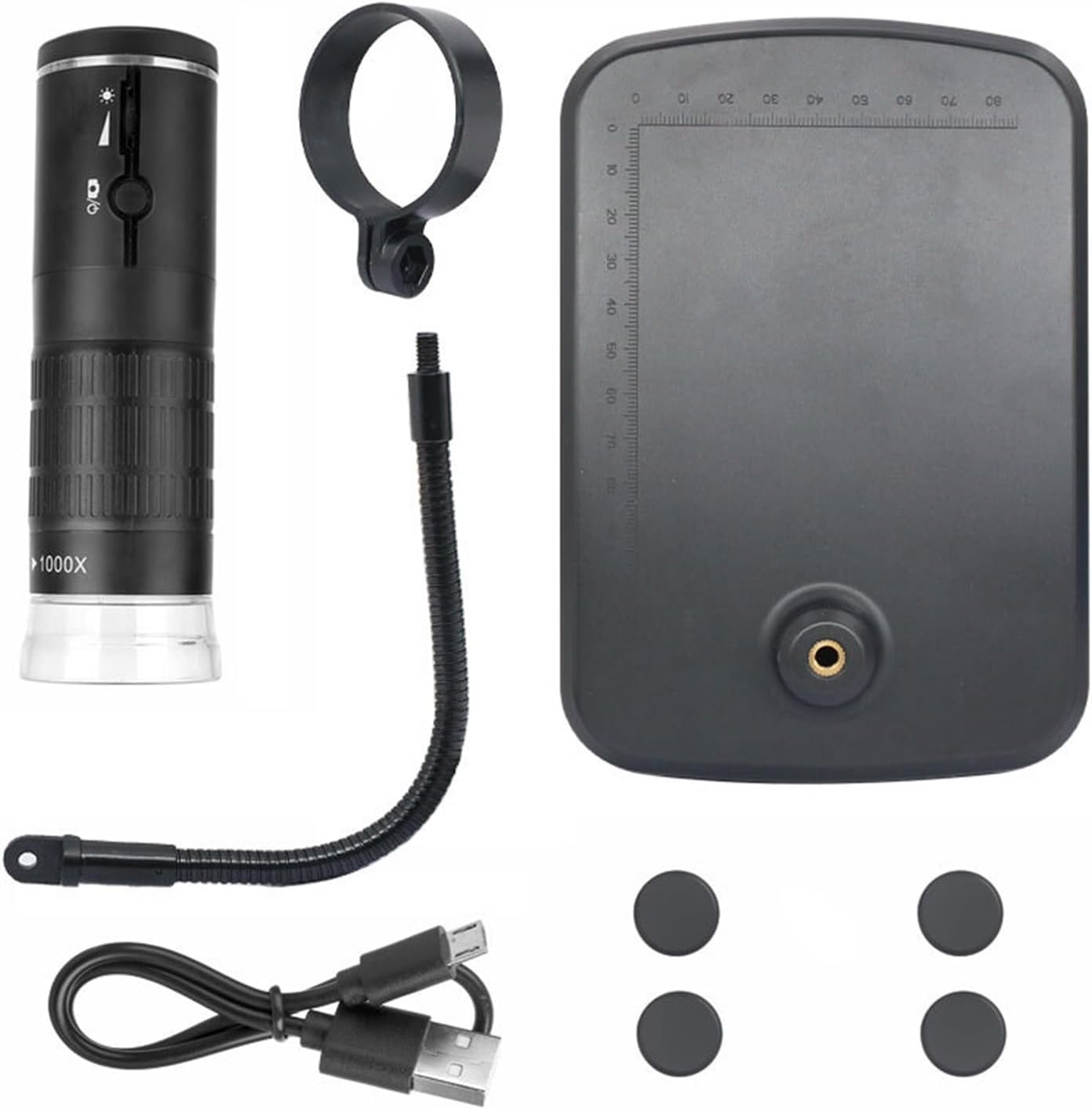 Microscope numérique 8 LED zoom jusquà 1000X