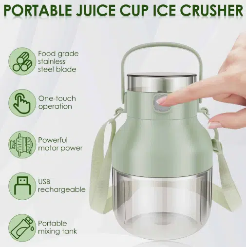 SHAKER & MIXEUR PORTATIF USB RECHARGEABLE 2EN1