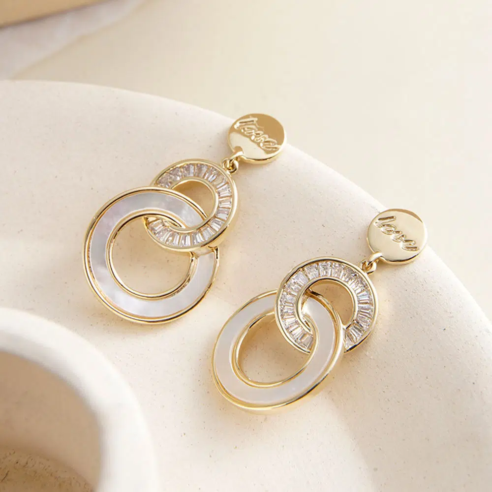 Beautify Collection - Boucles doreilles Galaxy Star Ring EA240004