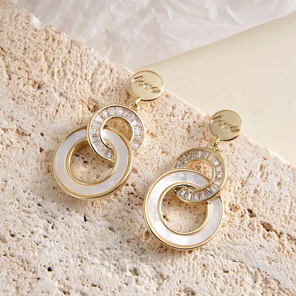 Beautify Collection - Boucles doreilles Galaxy Star Ring EA240004