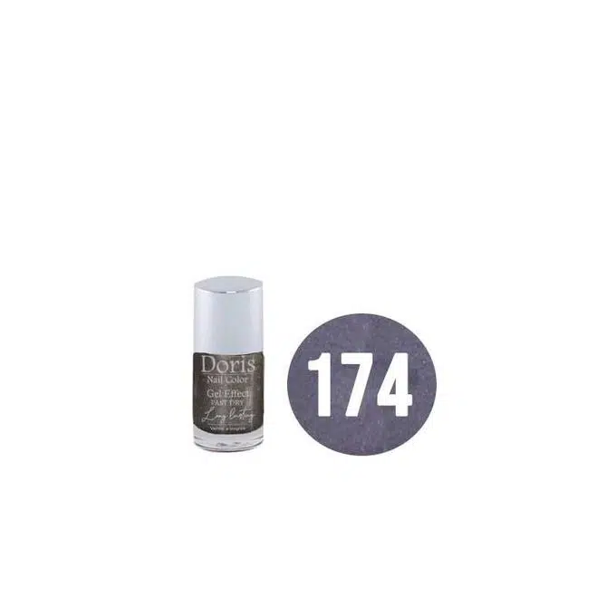 Vernis a Ongles Effet Gel DORIS Brillant - 12ML