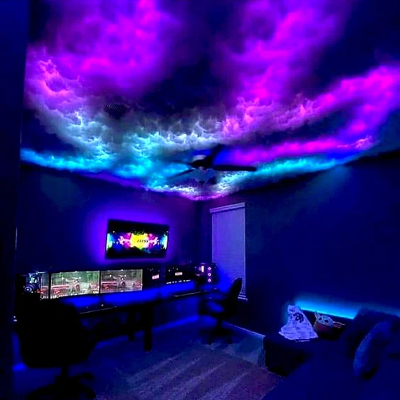 Nuage led Gaming Room - - Package سقف الغيوم