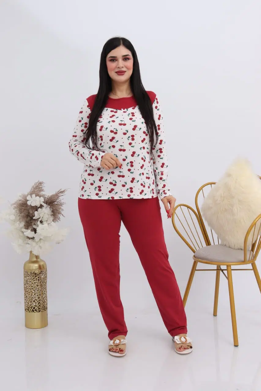 Ensemble Pyjama 2 Pièces en Coton Doux- Hiver 2024 -YESIN