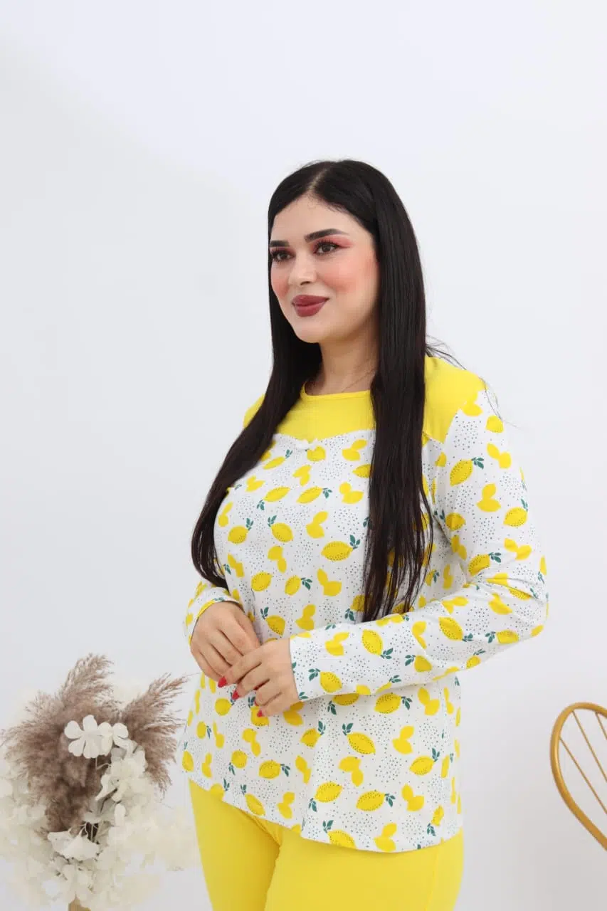 Ensemble Pyjama 2 Pièces en Coton Doux- Hiver 2024 -YESIN