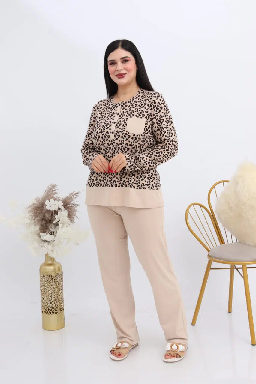 Ensemble Pyjama 2 Pièces en Coton Doux- Hiver 2024 -YESIN