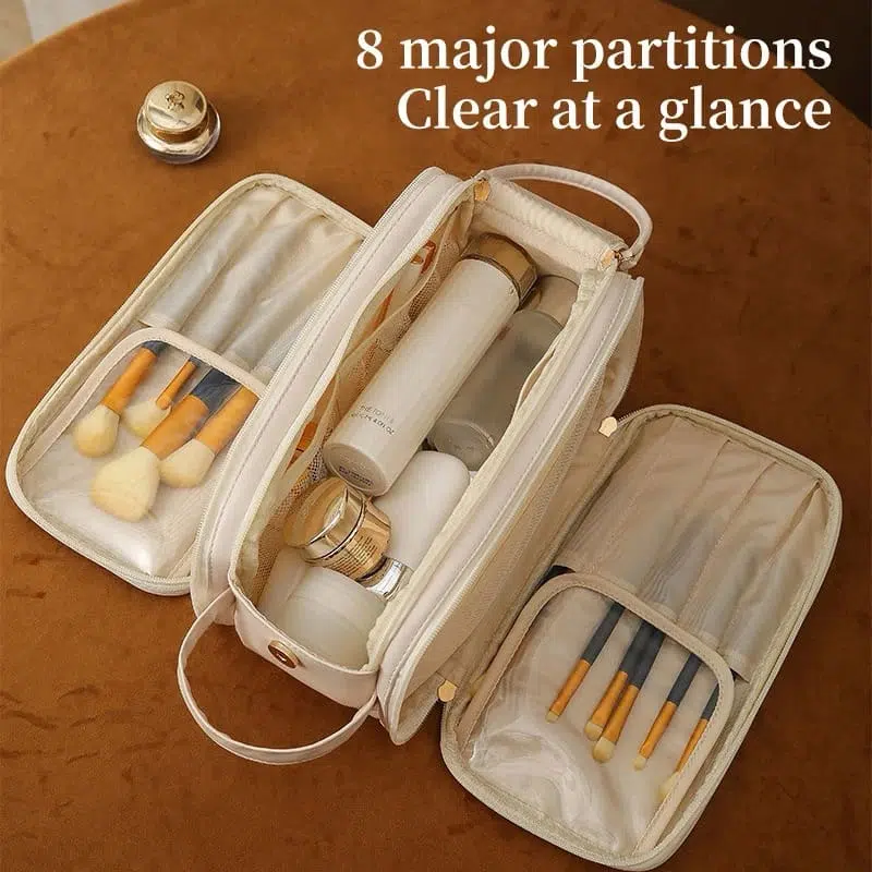 Trousse de maquillage Portable de grande capacité -Sac à cosmétiques