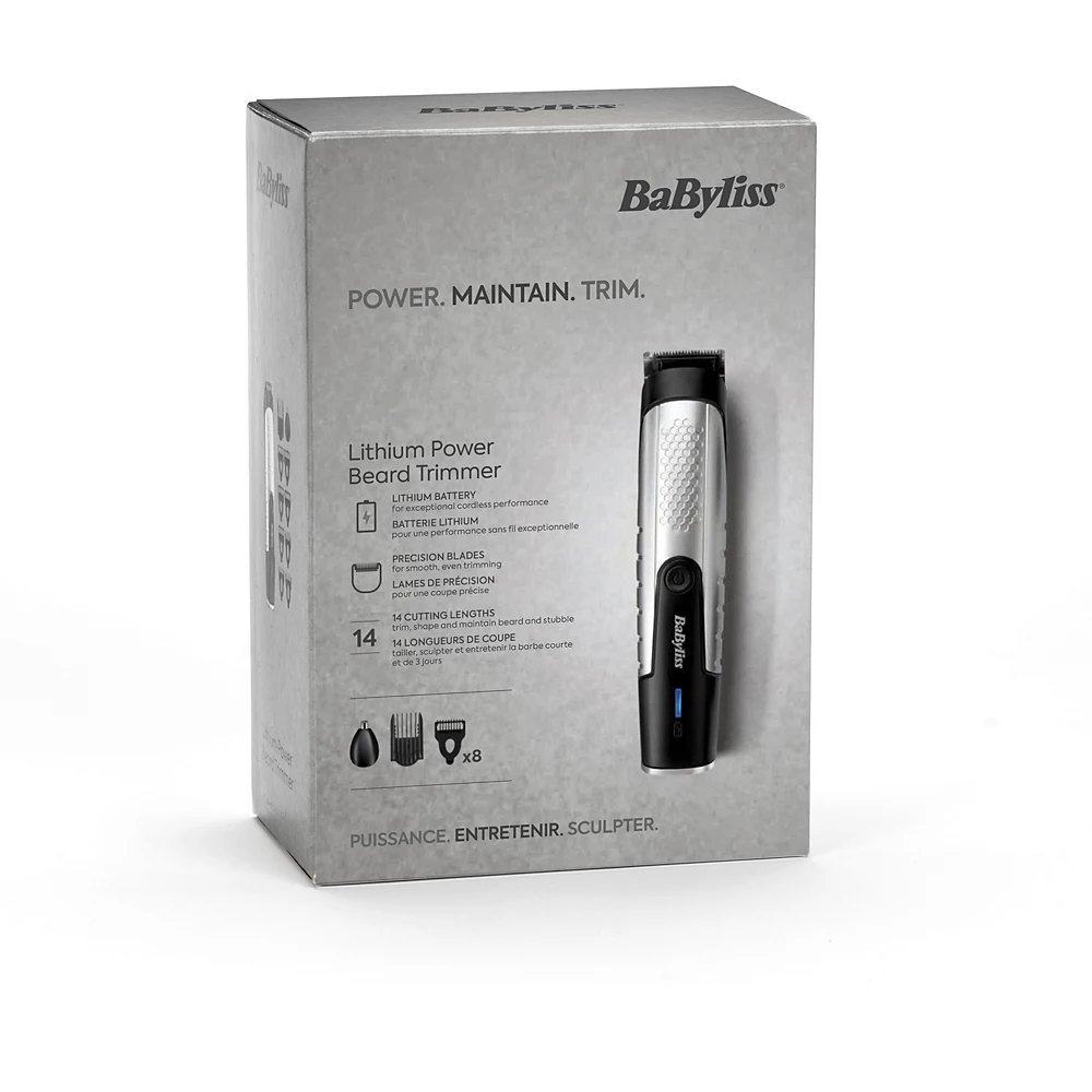 Tondeuse Barbe Lithium Power-T812E