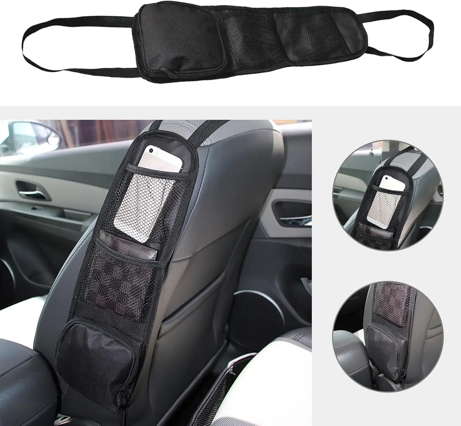 Organiseur latéral pour siège auto sacoche de chaise