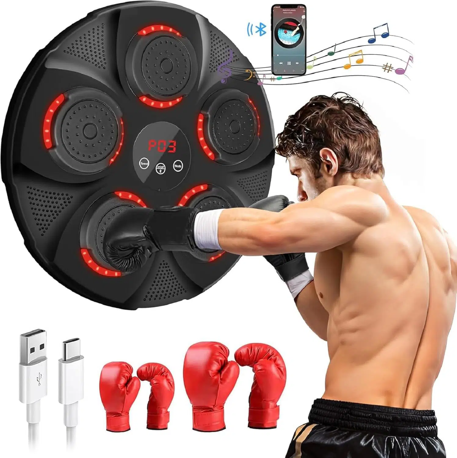 Machine de Boxe Électronique Musicale