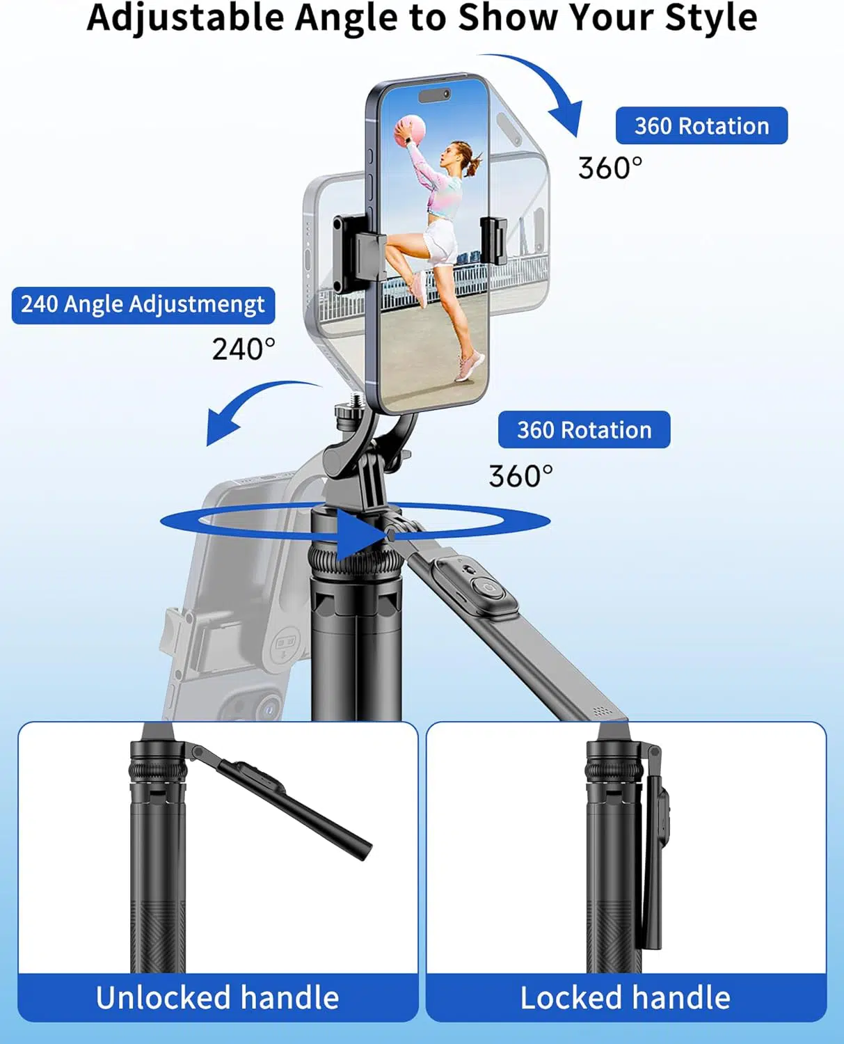 Trépied à Selfie Bluetooth
