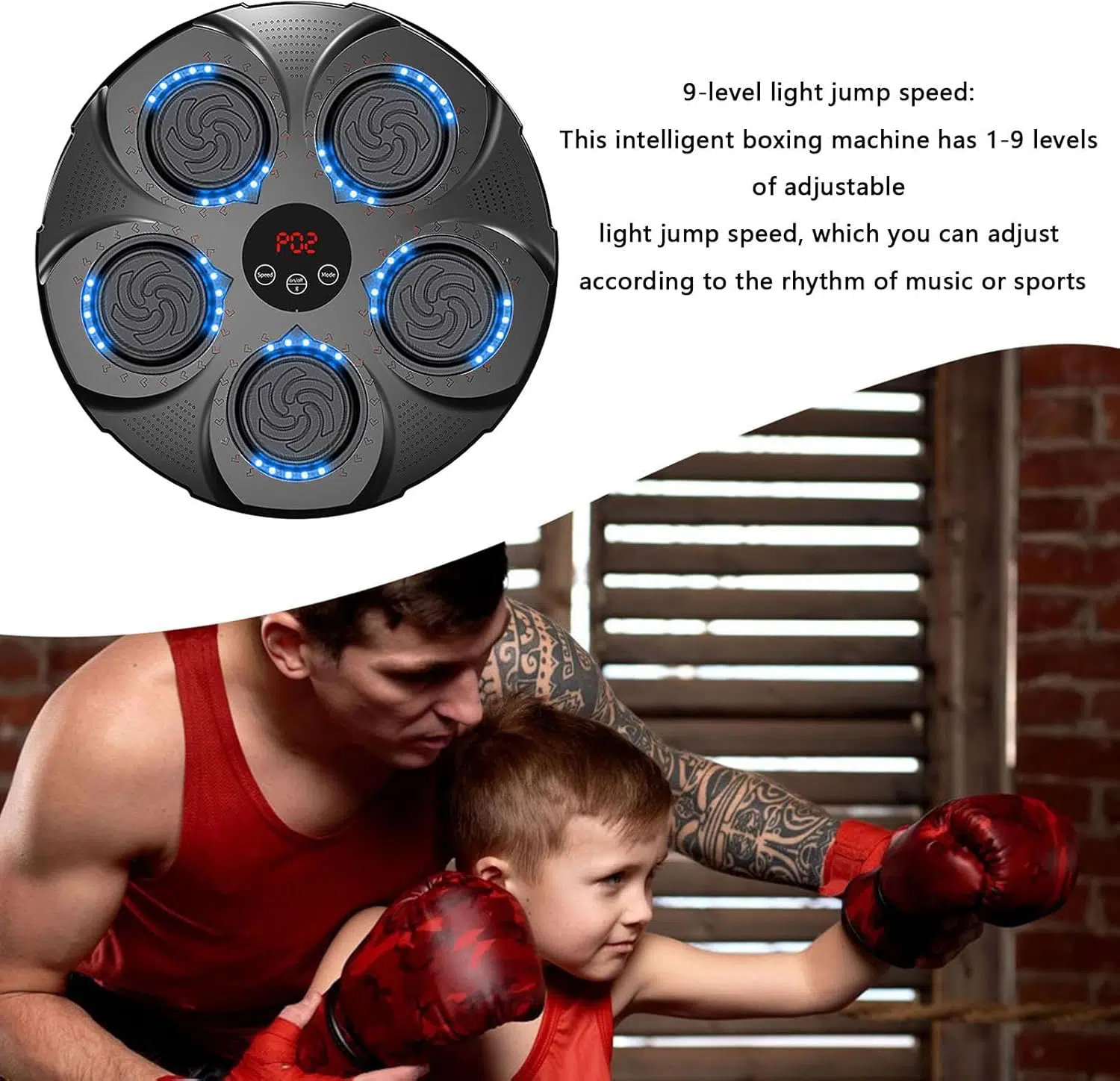 Machine de Boxe Électronique Musicale