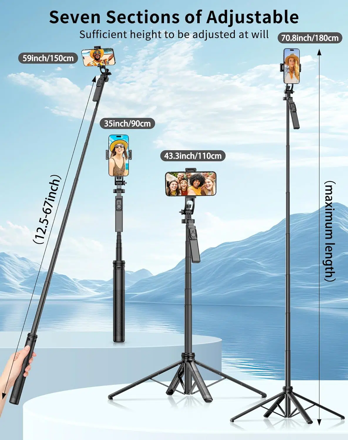 Trépied à Selfie Bluetooth