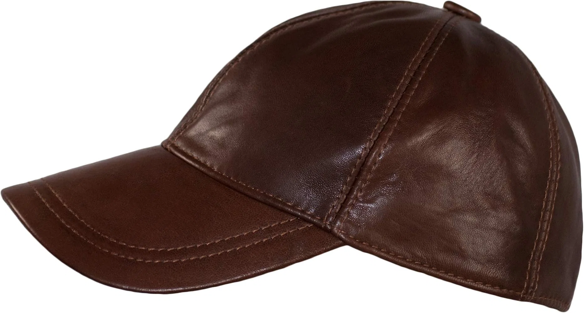 Casquette Homme en cuir - Marron