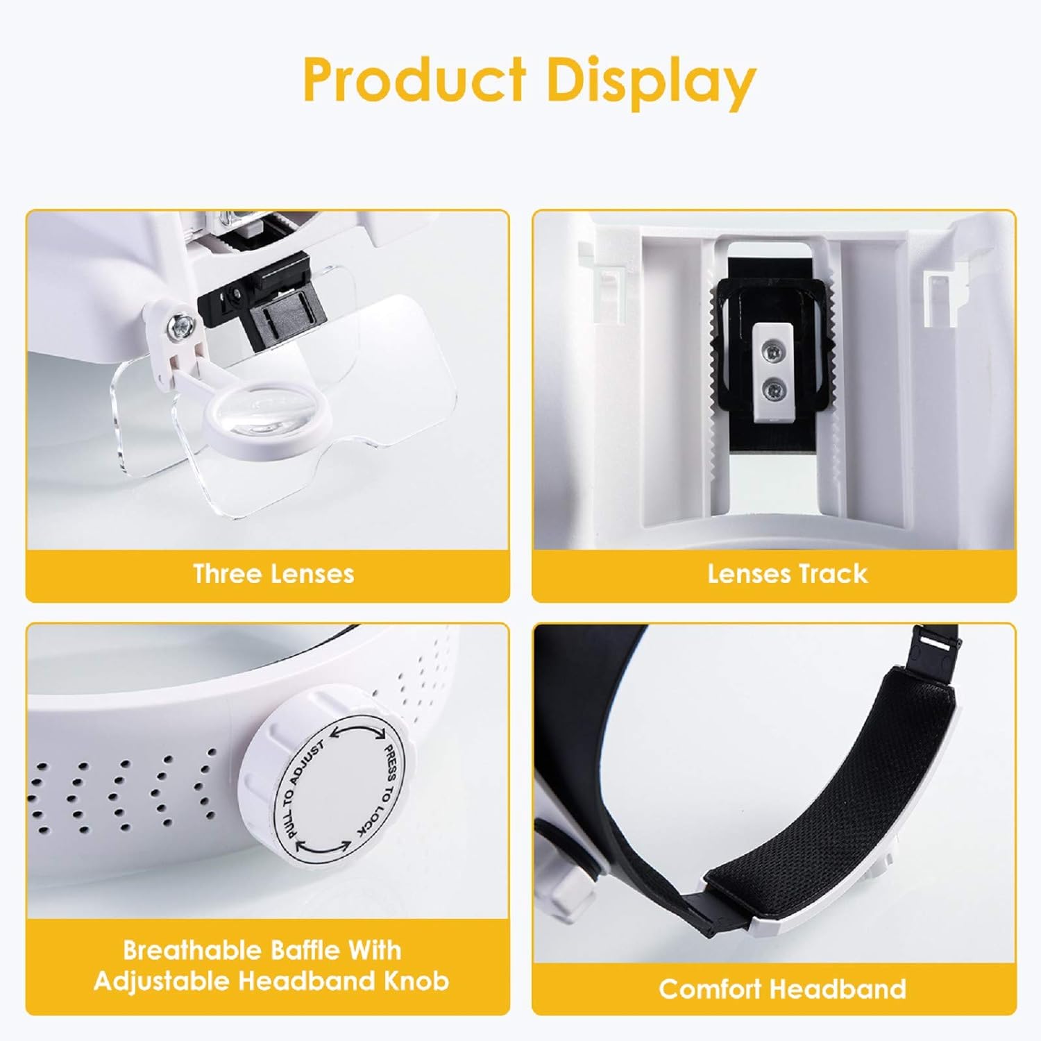 Loupe Binoculaire avec Éclairage LED