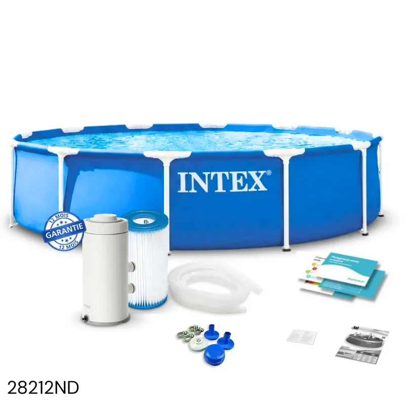 Piscine Metal Frame Intex ronde 3,66×0,76m 28212NP