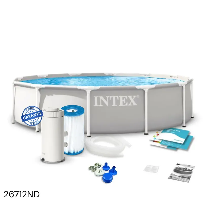 Piscine Prism Frame ronde 3.66×0.76m Intex 26712