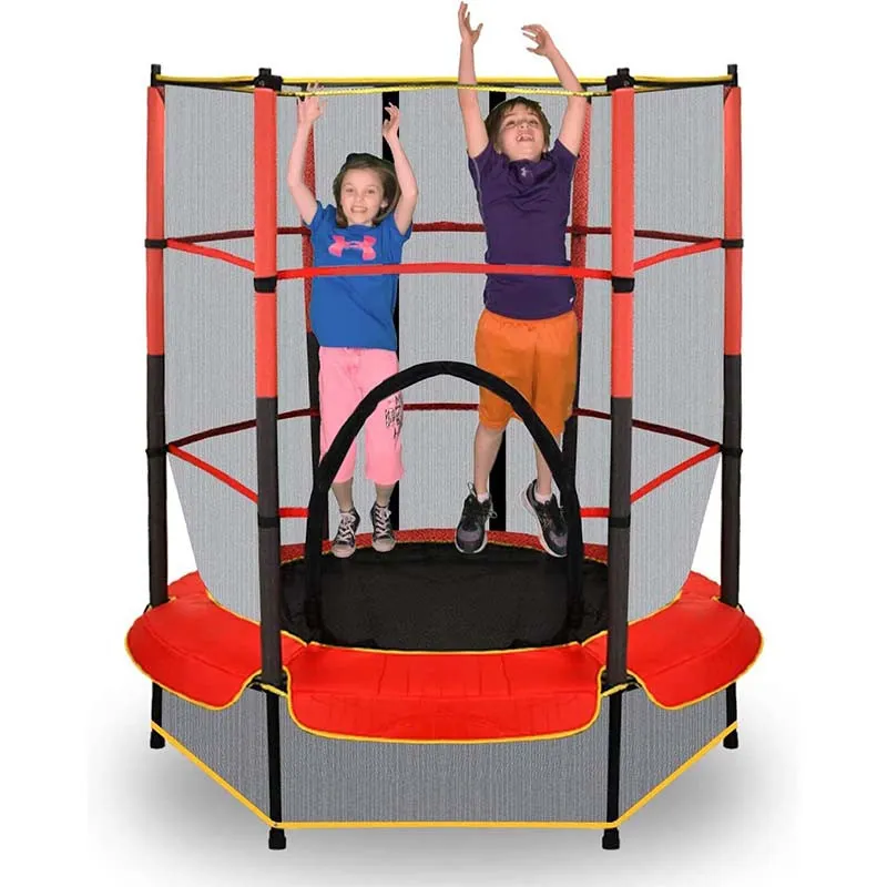 Trampoline 139,7 cm Pour Enfants Avec Filet de Protection