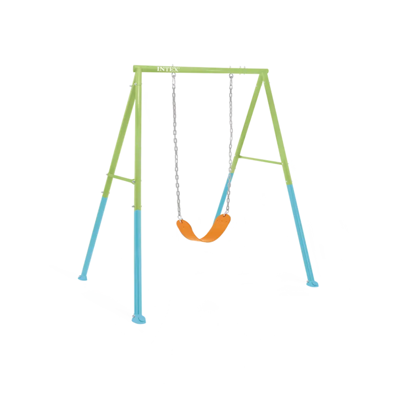 Portique-balançoire couleurs 2 en 1 balançoire et siège bébé