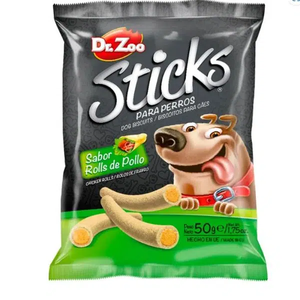 DR ZOO STICKS ROULEAU DE POULET 50 GR