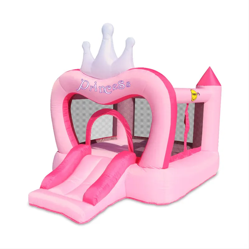 Château gonflable de princesse avec toboggan