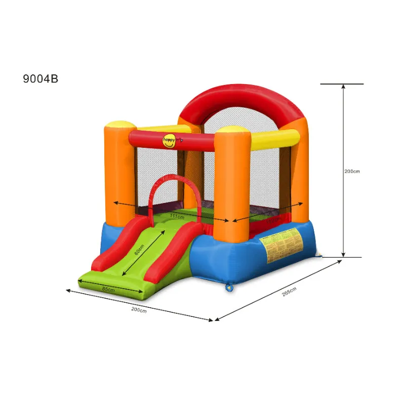 Jeu gonflableL'arche et le toboggan multicolores