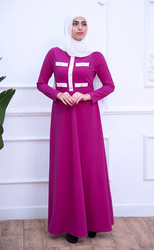 Robe Amira Voilée
