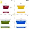 Set de 4 Boîtes Alimentaires Pliables en Silicone