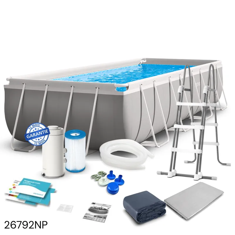 Piscine rectangulaire 488 cm x 244 cm x 107 cm 26792NP