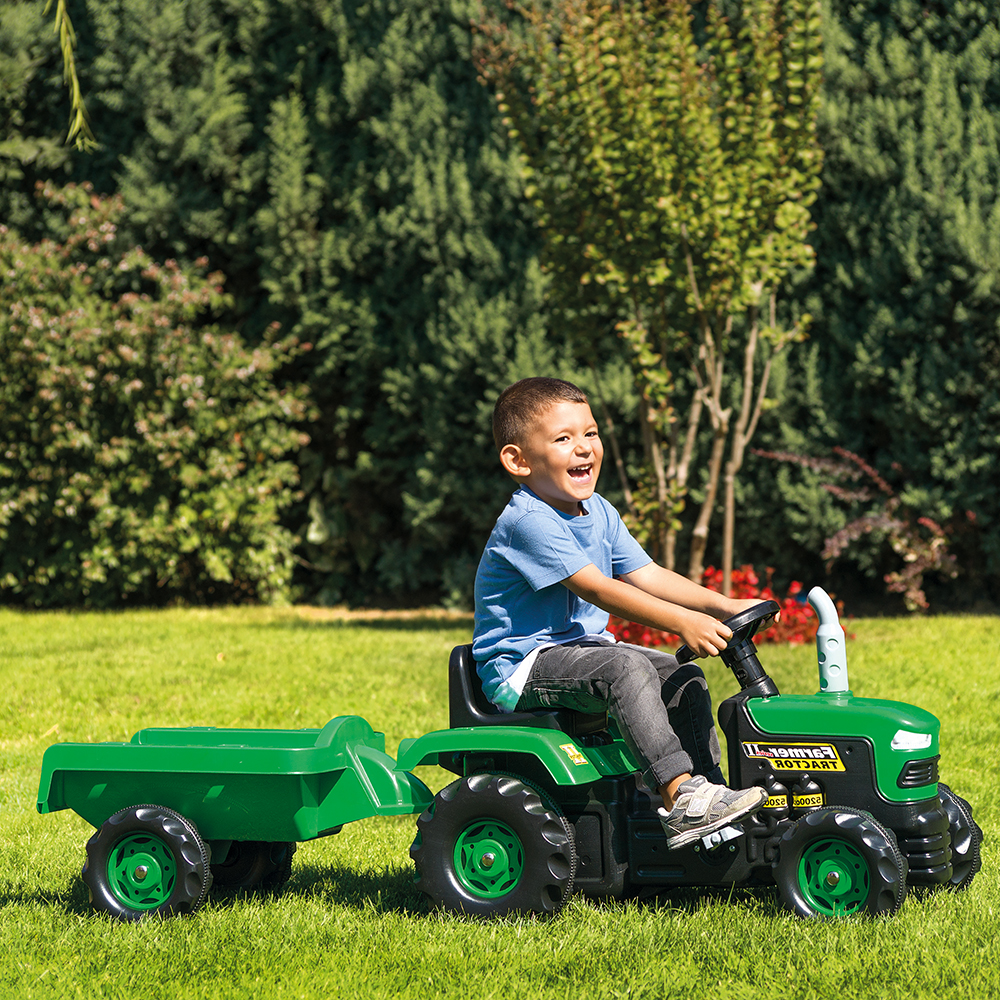 Tracteur avec remorque complète – Pédale