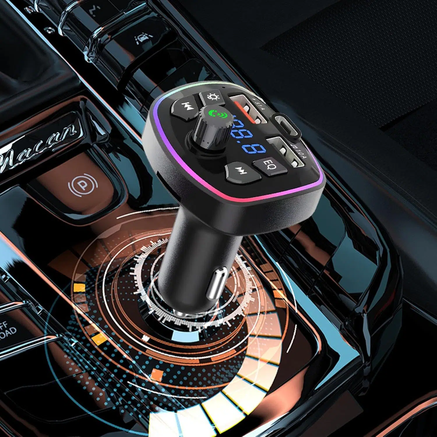 ADAPTATEUR MP3 CAR Bluetooth Q7 POUR VOITURE