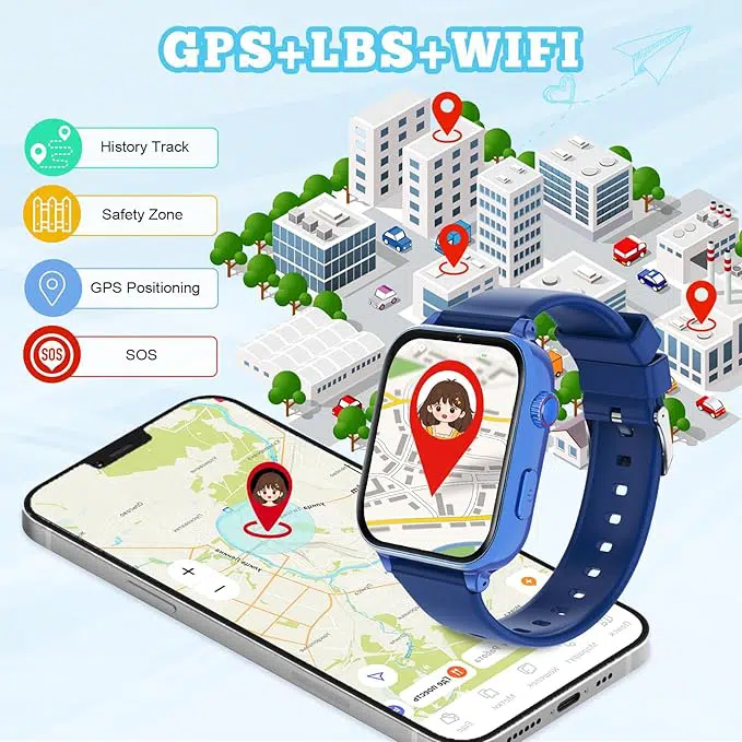 MONTRE CONNECTE POUR ENFANT AVEC GPS