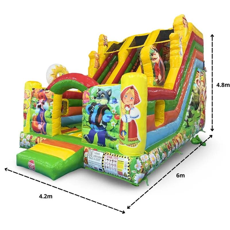 Gonflable professionnel 1004  Dimensions  6m x 4m x 4,5 m