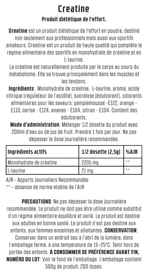 Creatine Real Pharm 500g