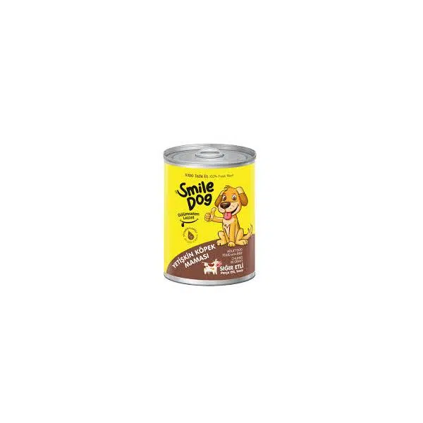 SMILE ADULT DOG WITH BEEF IN GRAVY 400G