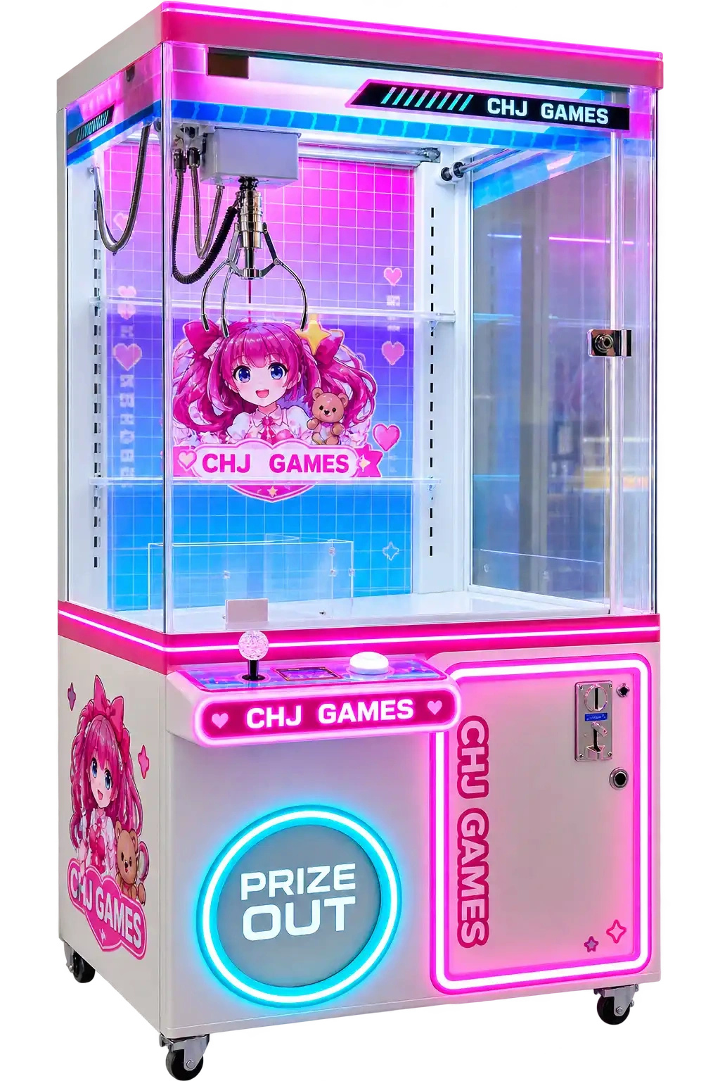 Machine à pince avec monnayeur – CHJ Games