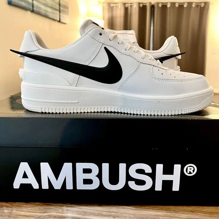 Nike Air Force 1 x AMBUSH – White & Black
