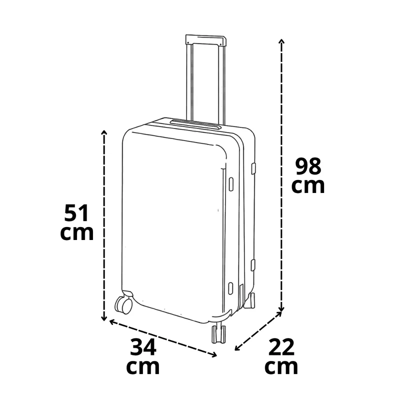 Valise CBA STITCH 51cm