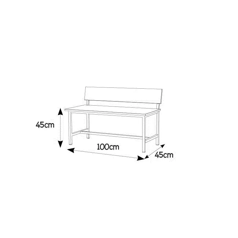 Banquette Table Écolier Biplace Sotufab - TE12