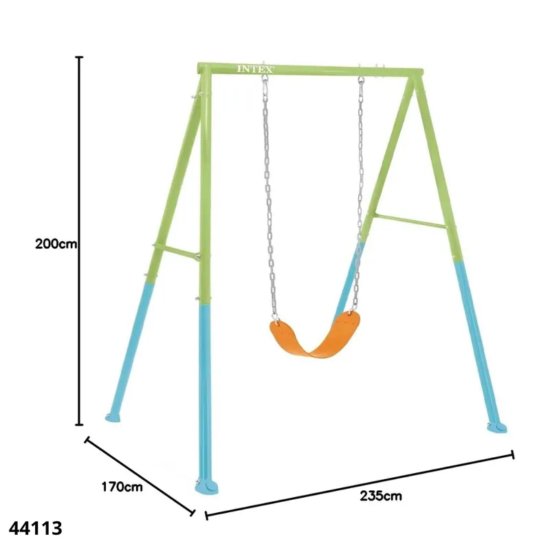 Portique-balançoire couleurs 2 en 1 balançoire et siège bébé 44113