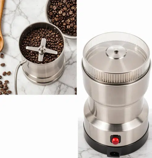 Moulin à café électrique en acier inoxydable