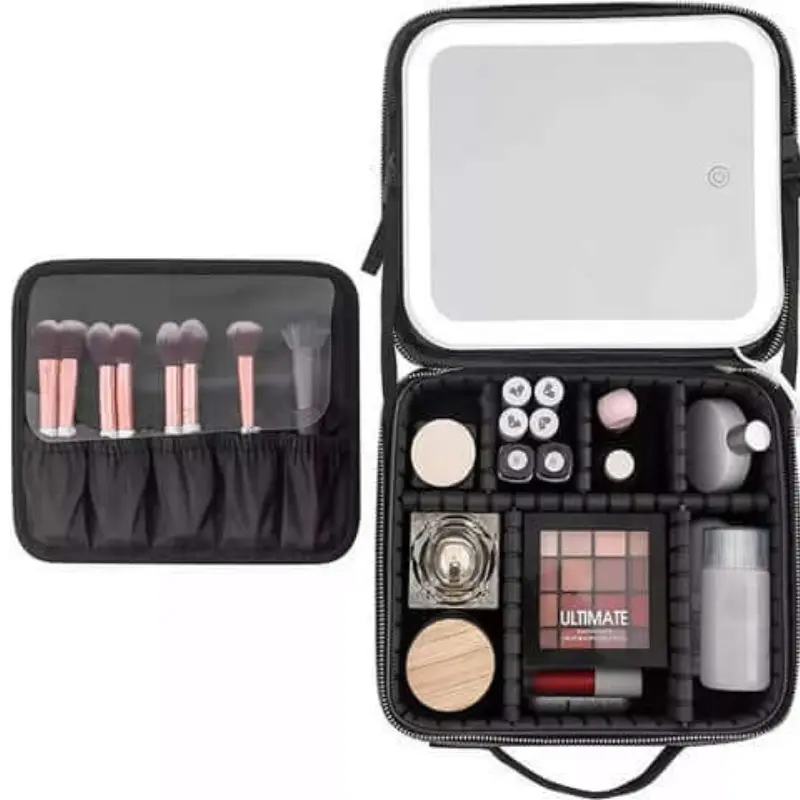 Coffret De Maquillage avec Miroir Lumineux