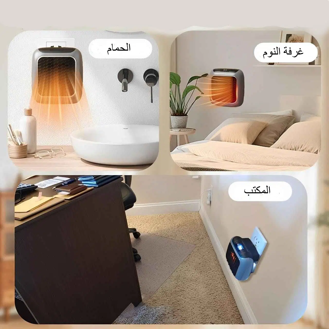 Mini chauffage 800W سخان كهربائي محمول