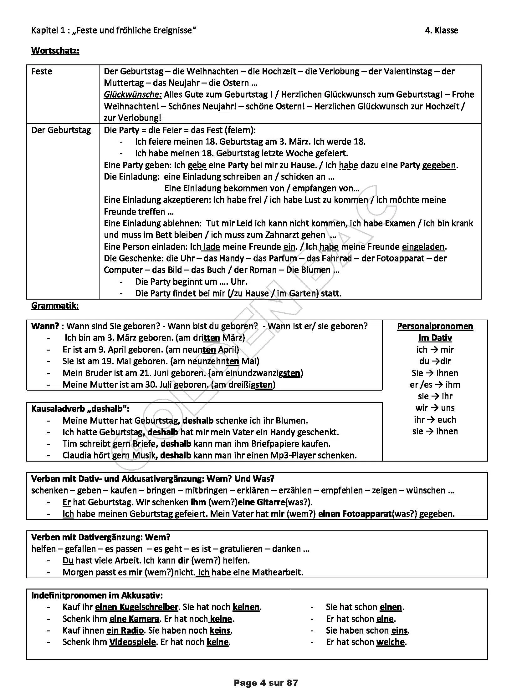 ALLEMAND- TOUTE LANNEE - BAC 2025