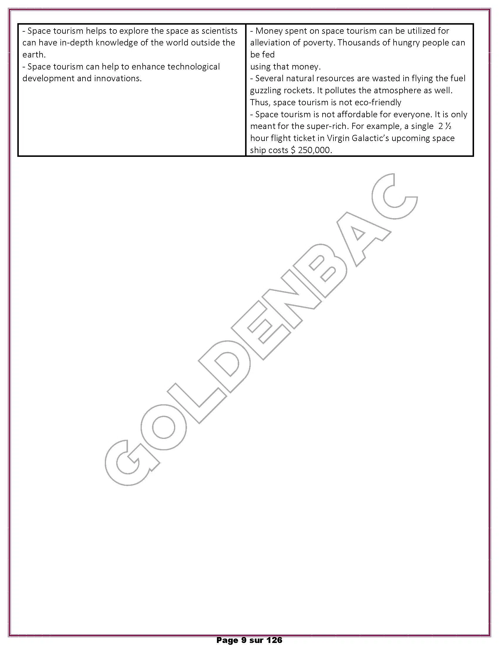ANGLAIS - TOUTE LANNEE - BAC SCIENTIFIQUES