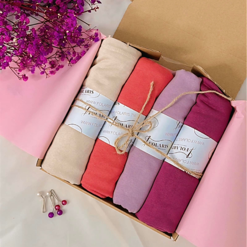  Pack 4 Foulard Coton