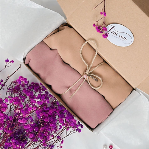 Pack 2 foulards chiffon