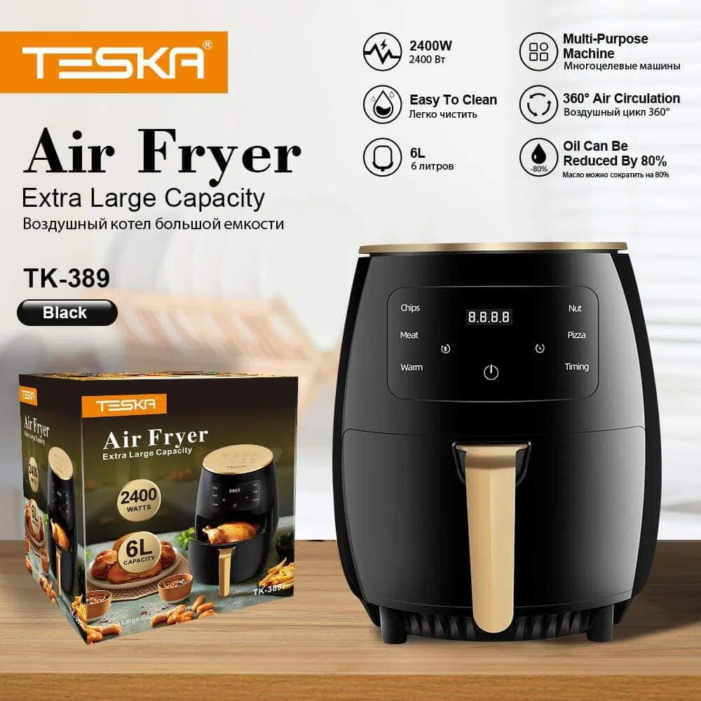 Air Fryer - TESKA 6L | Friteuse Sans Huile Performante